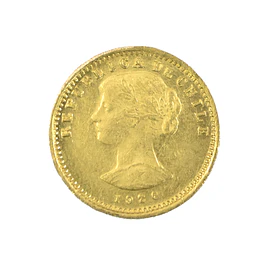 Moneda de 20 Pesos Chilenos (2 Cóndores) Año 1926