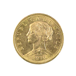 Moneda de Oro 20 Pesos Chile Año 1976 – Ley 900