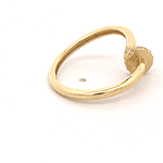 Anillo de Oro Amarillo 18K Clavo