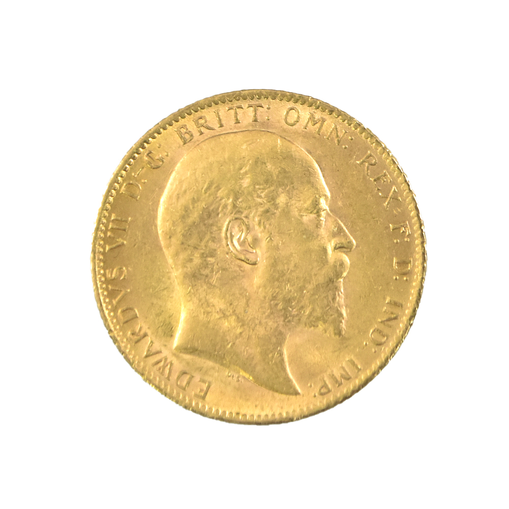 Moneda Sovereign Reino Unido Año 1903