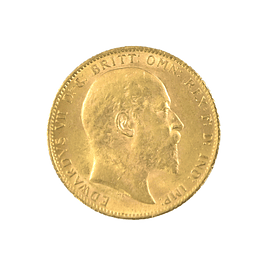 Moneda Sovereign Reino Unido Año 1903