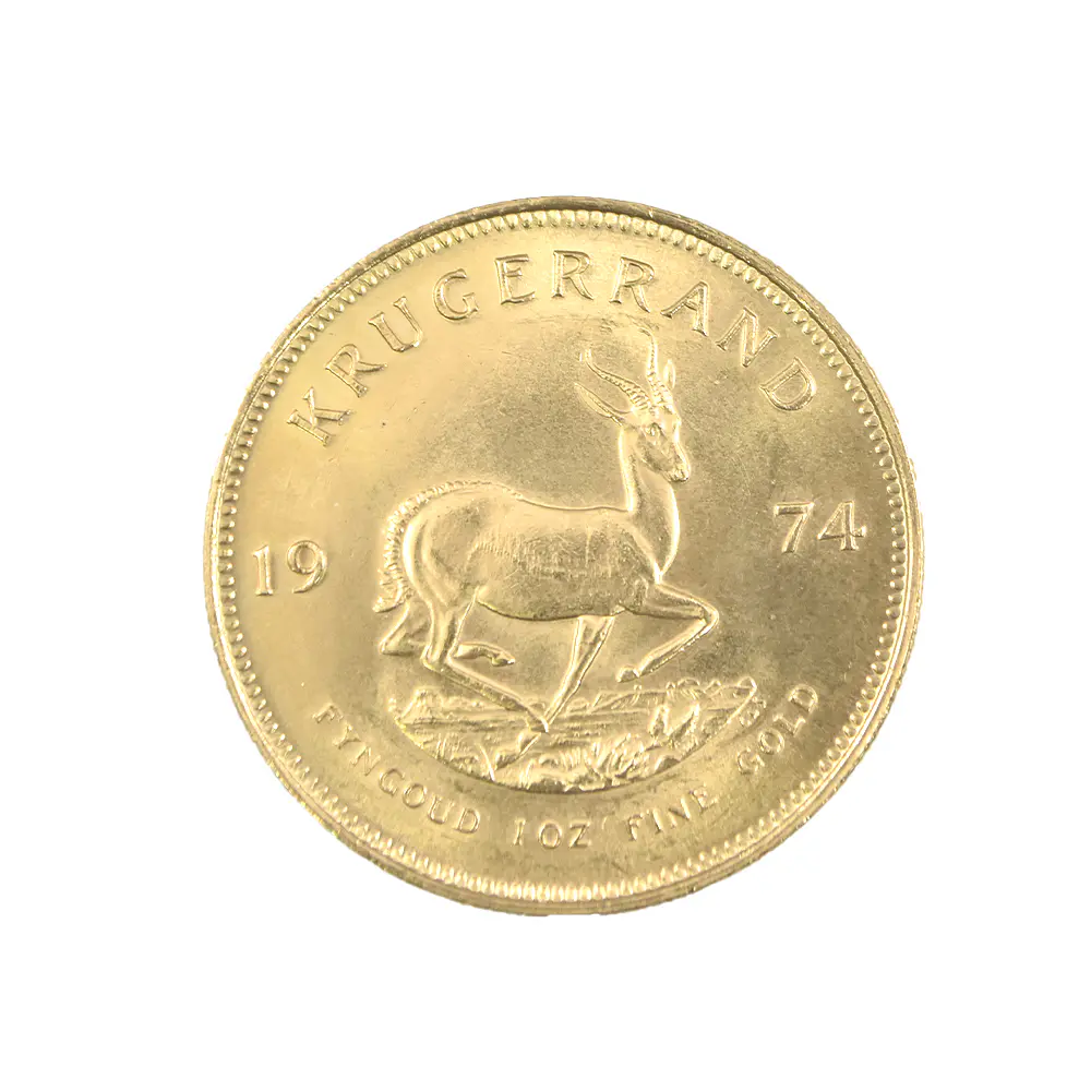 Moneda Krugerrand Sudáfrica Año 1974