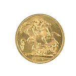 Moneda Sovereign Reino Unido Año 1917