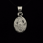 Colgante de Plata 925 Medalla Virgen