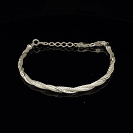 Pulsera de Plata 925 Cola de Zorro