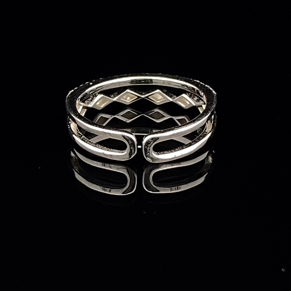 Anillo de Plata 925 Cintillo Ajustable