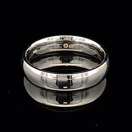 Anillo de Plata 925 Media Caña