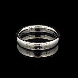 Anillo de Plata 925 Media Caña