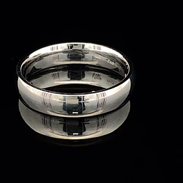 Anillo de Plata 925 Media Caña