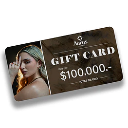 Gift Card Aurus Joyería 100.000 CLP 