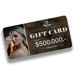 Gift Card Aurus Joyería 500.000 CLP