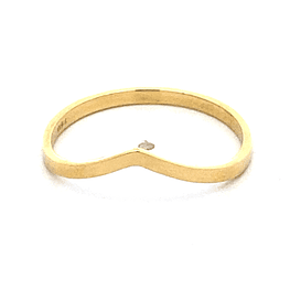 Anillo de Oro Amarillo 18K  Ipsilón