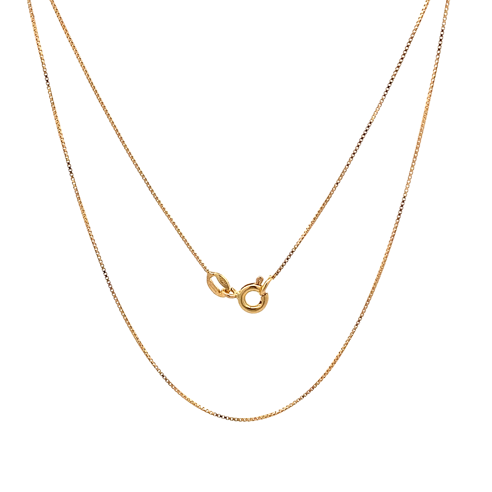 Cadena de Oro Amarillo 18K Veneciana