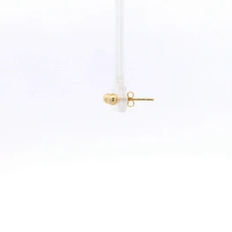 Aros de Oro Amarillo 18K Esfera con Cierre Mariposa