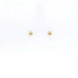 Aros de Oro Amarillo 18K Esfera con Cierre Mariposa