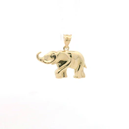 Colgante de Oro Amarillo 18K Elefante