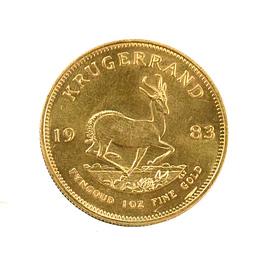 Moneda Krugerrand 1 Oz Oro Sudáfrica 1983