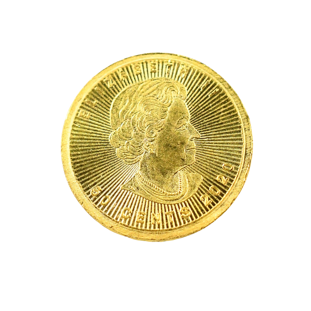 Moneda de Oro Maple Leaf 1 gramo – Canadá Año 2020