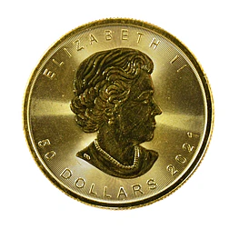 Moneda de Oro Maple Leaf 1 Oz Canadá 2021 – 50 Dólares