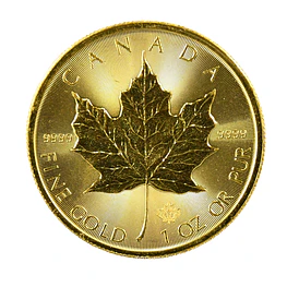 Moneda de Oro Maple Leaf 1 Oz Canadá 2021 – 50 Dólares