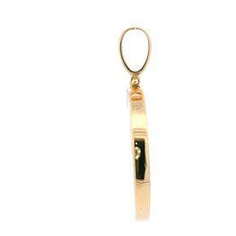 Colgante de Oro Amarillo 18K Circular Ficha de Póker