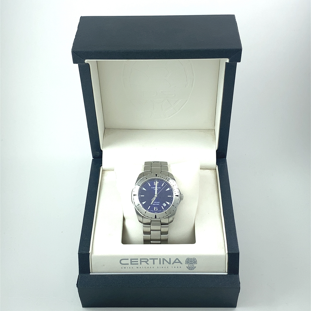 Certina C-Sport 40 mm – Esfera Azul (Ref. 260.7198.42.56)