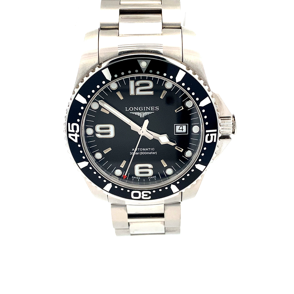 Longines HydroConquest 41 mm – Esfera Negra (Ref. L3.742.4)