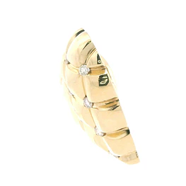 Colgante de Oro 18K Corazón con 13 Diamantes Naturales