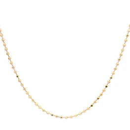 Cadena de Oro Amarillo 18K Pellet 60 cm
