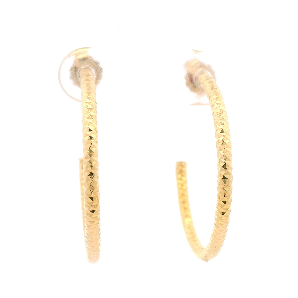 Aros de Oro Amarillo 18K Entorchados