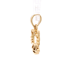 Colgante de Oro Amarillo 18K Hello Kitty Calado