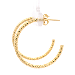 Aros de Oro Amarillo 18K Entorchados