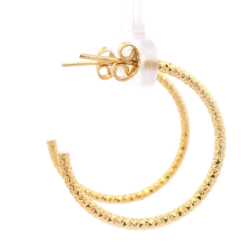 Aros de Oro Amarillo 18K Entorchados