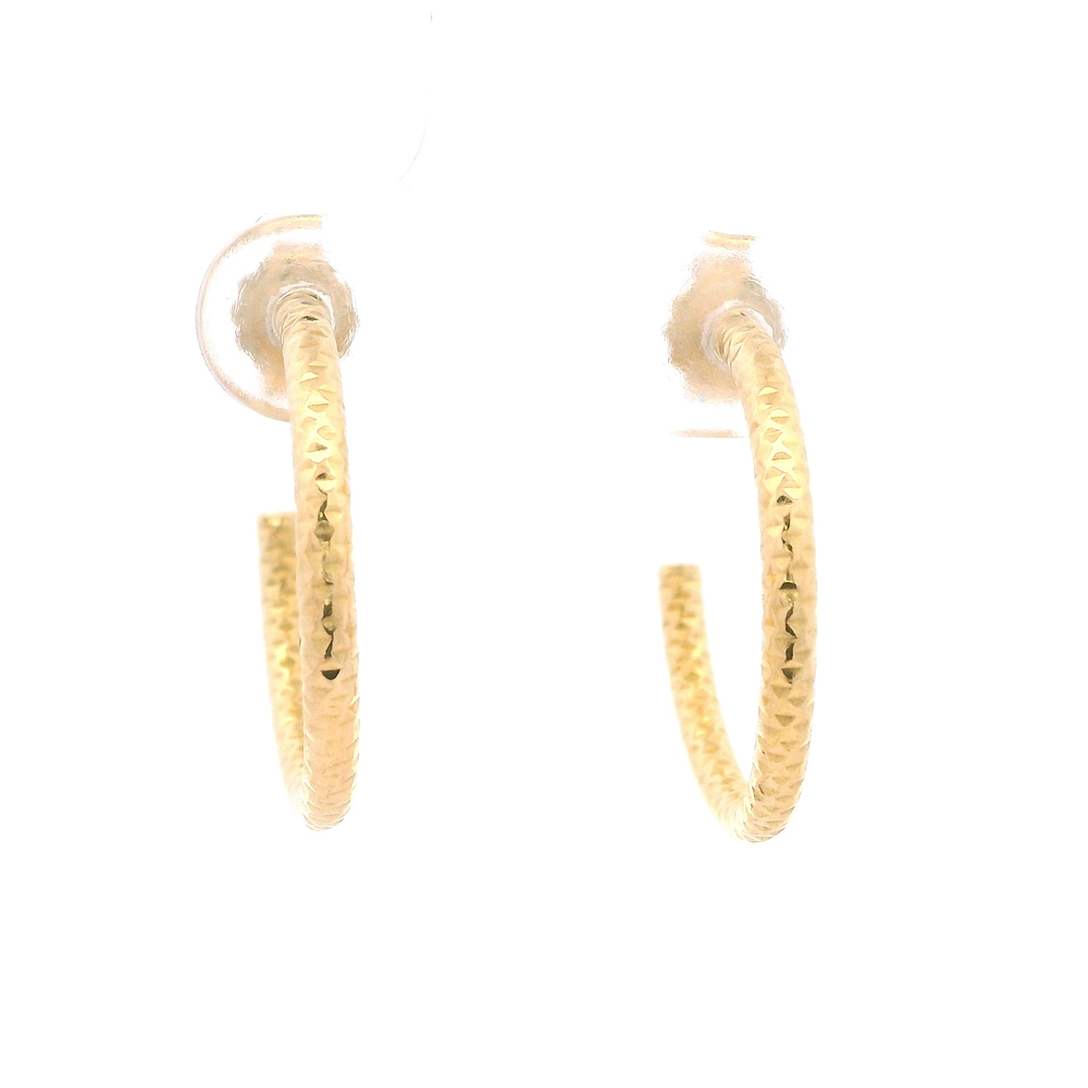 Aros de Oro Amarillo 18K Entorchados