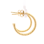 Aros de Oro Amarillo 18K Entorchados