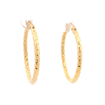 Aros de Oro Amarillo 18K Entorchados
