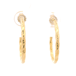 Aros de Oro Amarillo 18K Entorchados