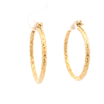 Aros de Oro Amarillo 18K Entorchados