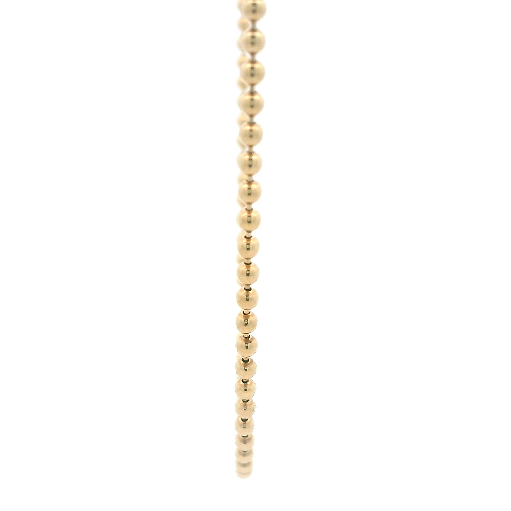 Cadena de Oro Amarillo 18K Pellet