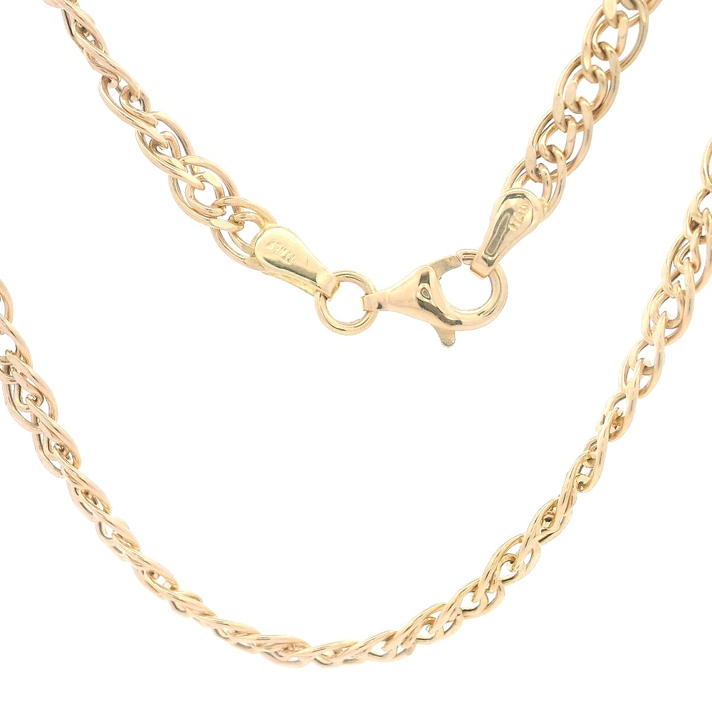 Cadena de Oro Amarillo 18K Garibaldi