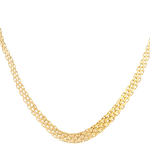 Cadena de Oro Amarillo 18K Bismark