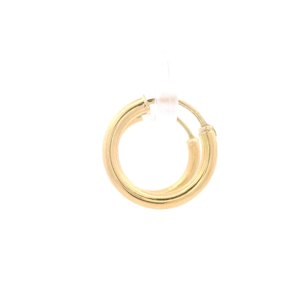 Aros de Oro Amarillo 18K Tubulares Criollos