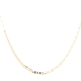 Cadena de Oro Amarillo 18K Banana