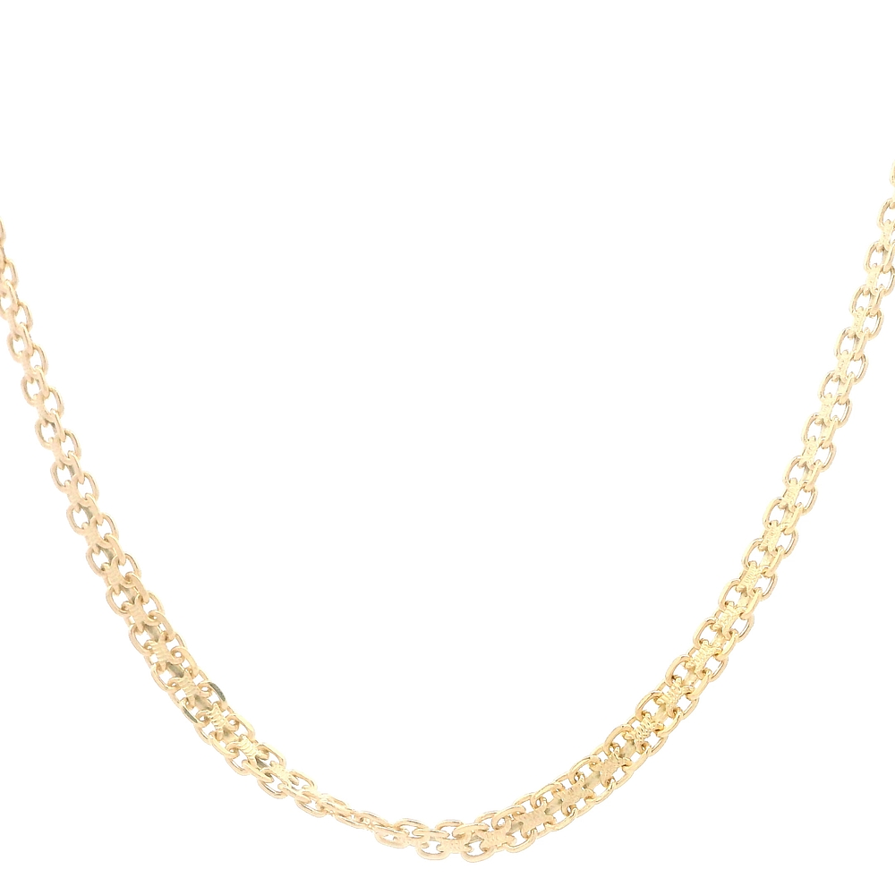 Cadena de Oro Amarillo 18K Bismark