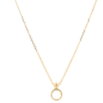 Cadena de Oro Amarillo 18K Labrada con Punto de Luz