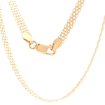 Cadena de Oro Amarillo 18K Bismark