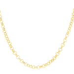 Cadena de Oro Amarillo 18K Rolo