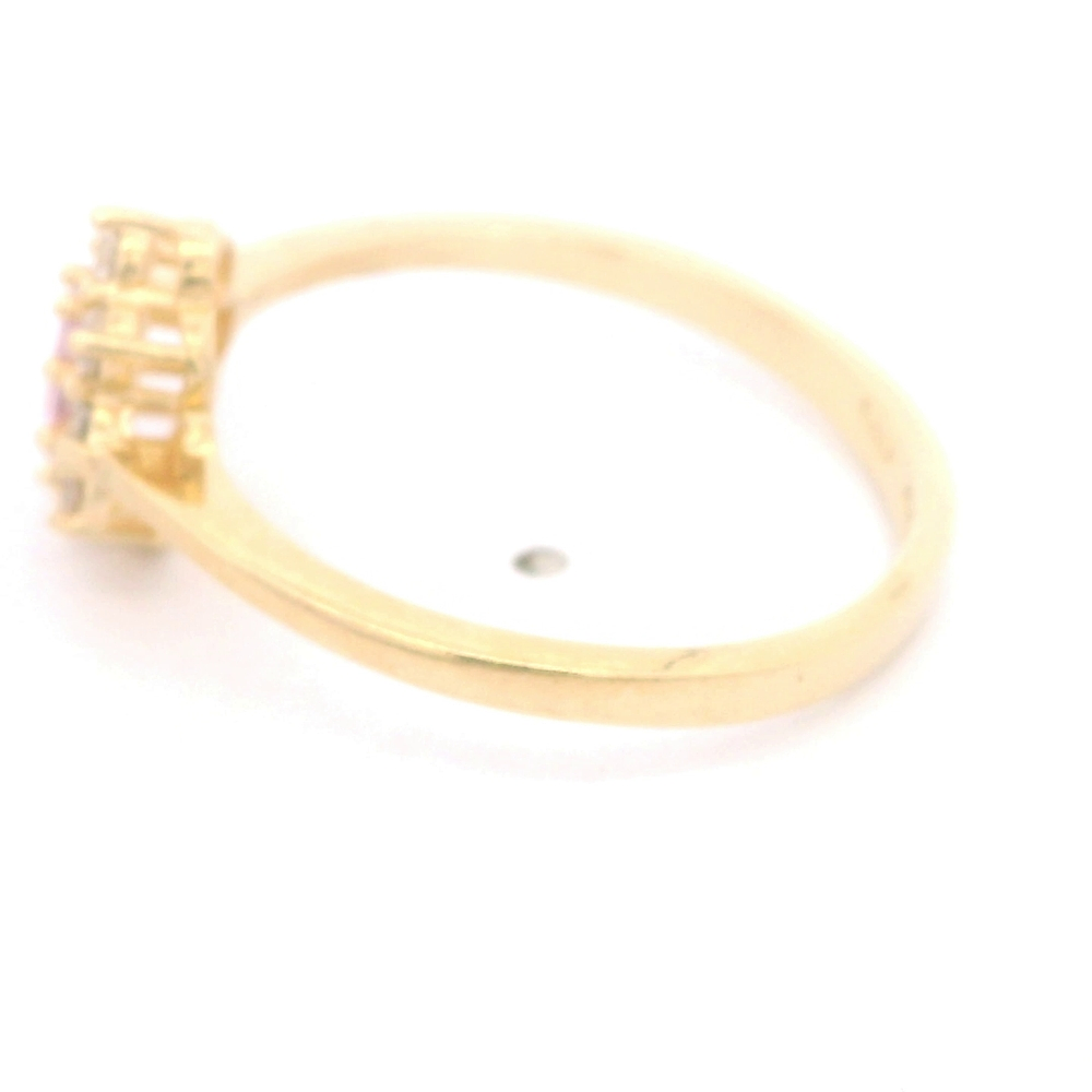 Anillo de Oro Amarillo Lady Di 18K Talla 21