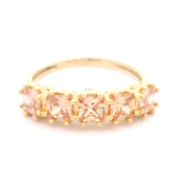 Anillo de Oro Amarillo Cintillo 18K Talla 19