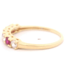 Anillo de Oro Amarillo Cintillo 18K Talla 21